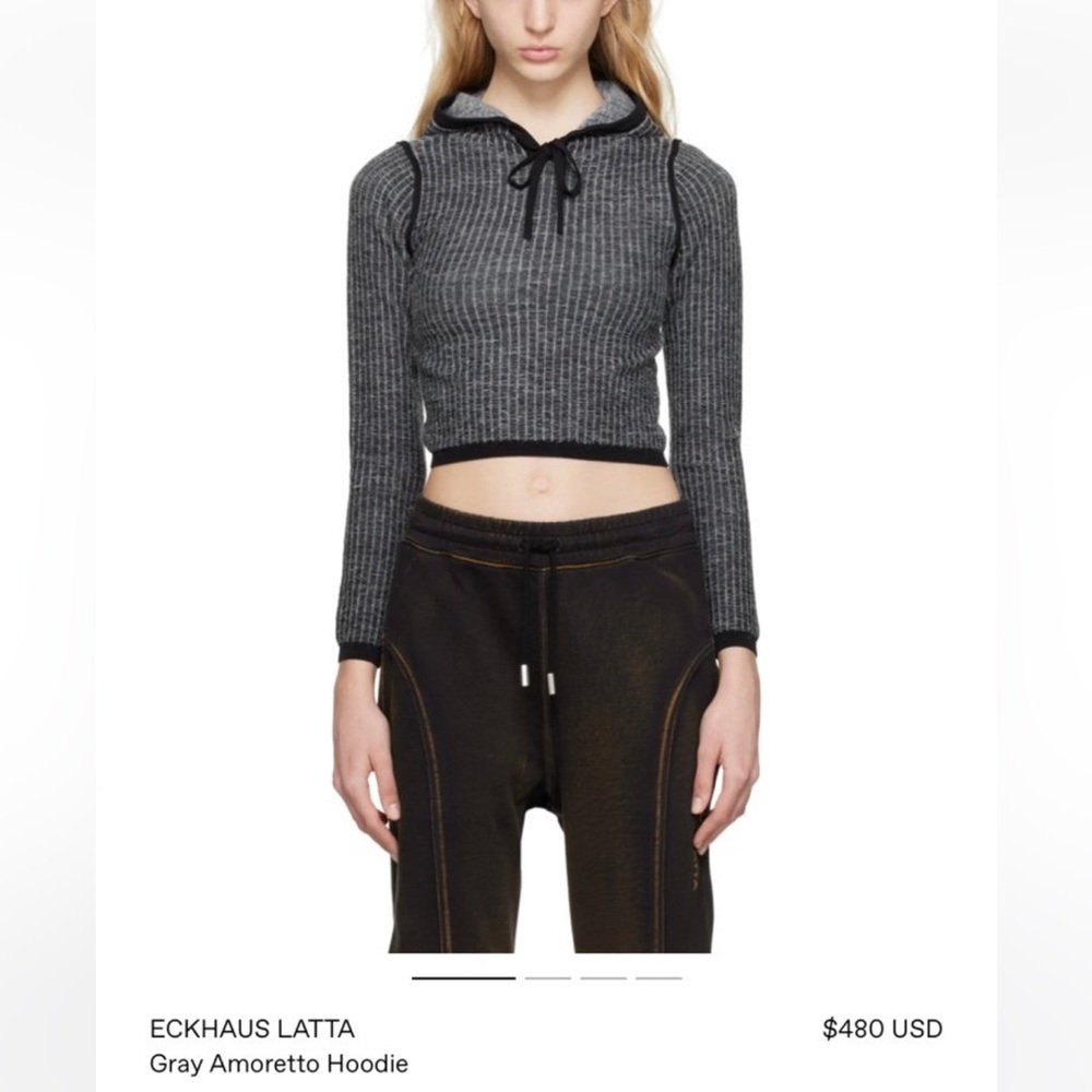 Gray Eckhaus Latta Amoretto Hoodie